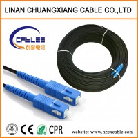 Fiber Optic OEM Manufactory Aerial Jgxh G657A FRP/Kfrp/Steel Wire 1 2 4 6 8 10 Core FTTH Drop Wire Fiber Cable