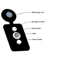 FTTX Used in Door Network Installation High Quality G652D Fiber 1-4 Fiber Optic Cable