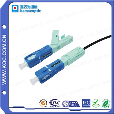 Sc Drop Cable Fast Install Fiber Optical Connector